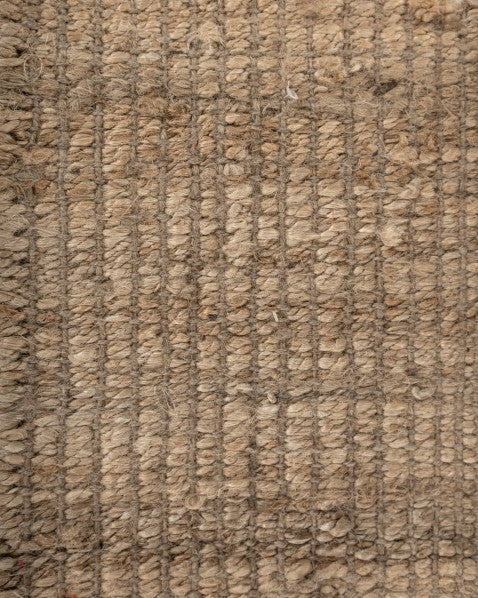 Solid Brown Jute Dhurrie - 4