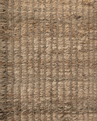 Solid Brown Jute Dhurrie - 4