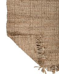 Solid Brown Jute Dhurrie - 5