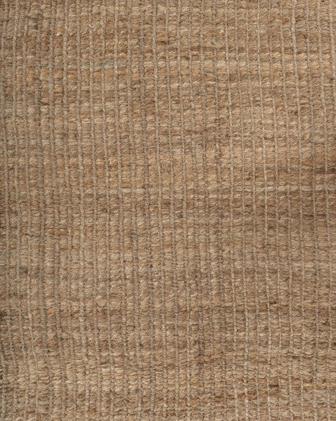 Solid Brown Jute Dhurrie - 6