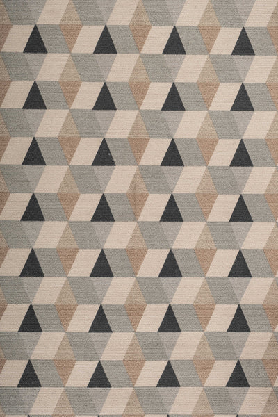 Asterlane Medium Blue White 4'6X7 Feet Dhurrie