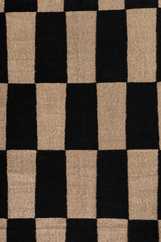Asterlane Natural Ebony 5X8 Feet Dhurrie 50% Jute and 50% Reyon Chennile for Living Room,Bedroom,Home