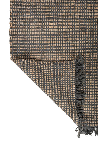 Asterlane Tan Ebony 8X10 Feet Dhurrie 100% Jute for Living Room,Bedroom,Home