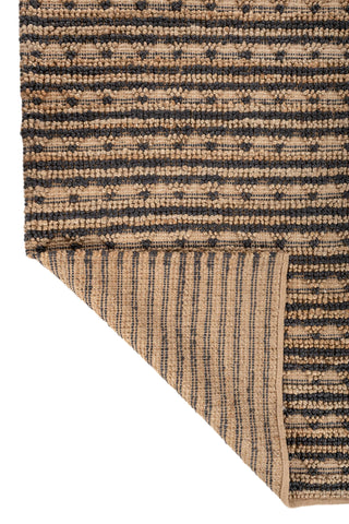 Asterlane Tan Ebony 8X10 Feet Dhurrie 100% Jute for Living Room,Bedroom,Home