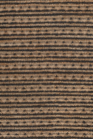 Asterlane Tan Ebony 8X10 Feet Dhurrie 100% Jute for Living Room,Bedroom,Home