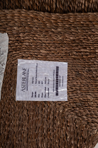 Asterlane Natural Brown  3X5 Feet Dhurrie 100% Jute for Living Room,Bedroom,Home