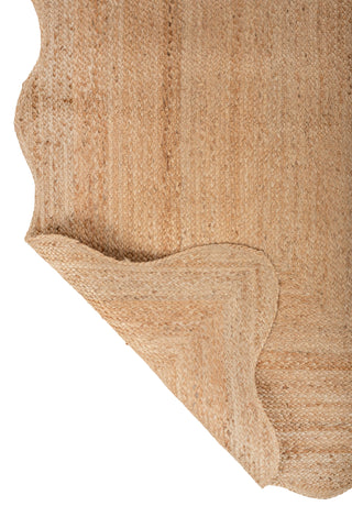 Asterlane Natural Brown  4X6 Feet Dhurrie 100% Jute for Living Room,Bedroom,Home