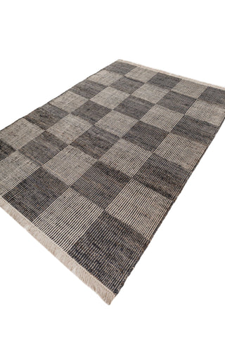 Asterlane Tan Ebony 5'6X7'6 Feet Dhurrie 100% Jute for Living Room,Bedroom,Home