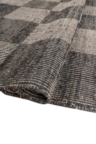 Asterlane Tan Ebony 5'6X7'6 Feet Dhurrie 100% Jute for Living Room,Bedroom,Home