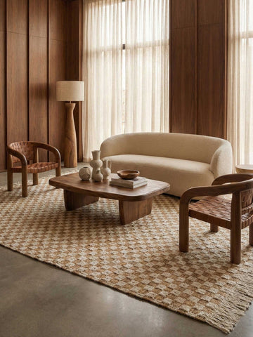 Asterlane Natural White 5'6X8 Feet Dhurrie 100% Jute for Living Room,Bedroom,Home