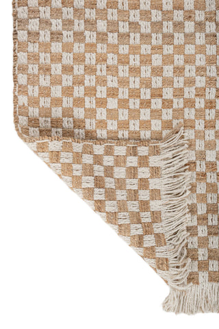 Asterlane Natural White 5'6X8 Feet Dhurrie 100% Jute for Living Room,Bedroom,Home