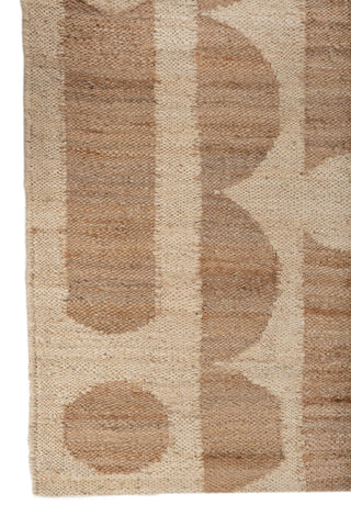 Asterlane Tan Natural 5'6X8 Feet Dhurrie 100% Jute for Living Room,Bedroom,Home