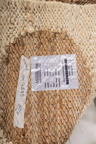 Asterlane Tan Natural 5'6X8 Feet Dhurrie 100% Jute for Living Room,Bedroom,Home