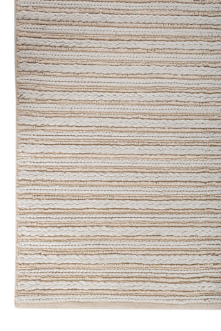 Asterlane Natural White 5X8 Feet Dhurrie 50% Jute and 50% Viscose for Living Room,Bedroom,Home