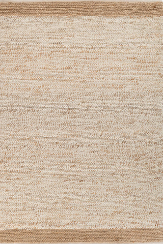 Asterlane Tan White 5X8 Feet Dhurrie 60% Jute and 40% Wool for Living Room,Bedroom,Home