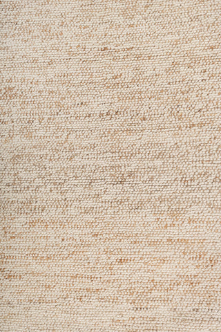 Asterlane Tan White 5X8 Feet Dhurrie 60% Jute and 40% Wool for Living Room,Bedroom,Home