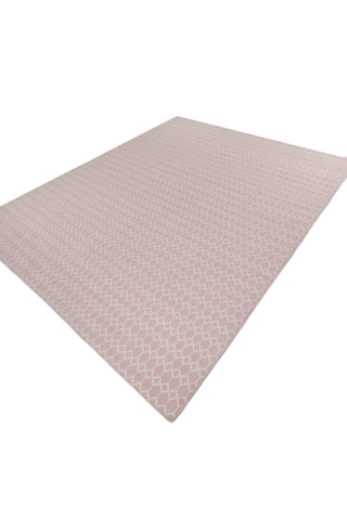 Asterlane White Medium Rose 8X10 Feet Dhurrie 100% Polyester for Living Room,Bedroom,Home