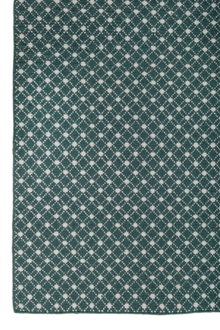 Asterlane Treetop White 5X6'6 Feet Dhurrie 100% Polyester for Living Room,Bedroom,Home