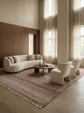 Asterlane Bright Yellow Coral Essence 8X10 Feet Dhurrie 100% Reyon Chennile for Living Room,Bedroom,Home