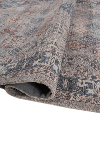 Asterlane Coral Essence Siam Blue 5X8 Feet Dhurrie 100% Reyon Chennile for Living Room,Bedroom,Home