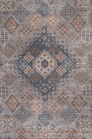 Asterlane Coral Essence Siam Blue 5X8 Feet Dhurrie 100% Reyon Chennile for Living Room,Bedroom,Home