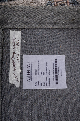 Asterlane Coral Essence Siam Blue 5X8 Feet Dhurrie 100% Reyon Chennile for Living Room,Bedroom,Home