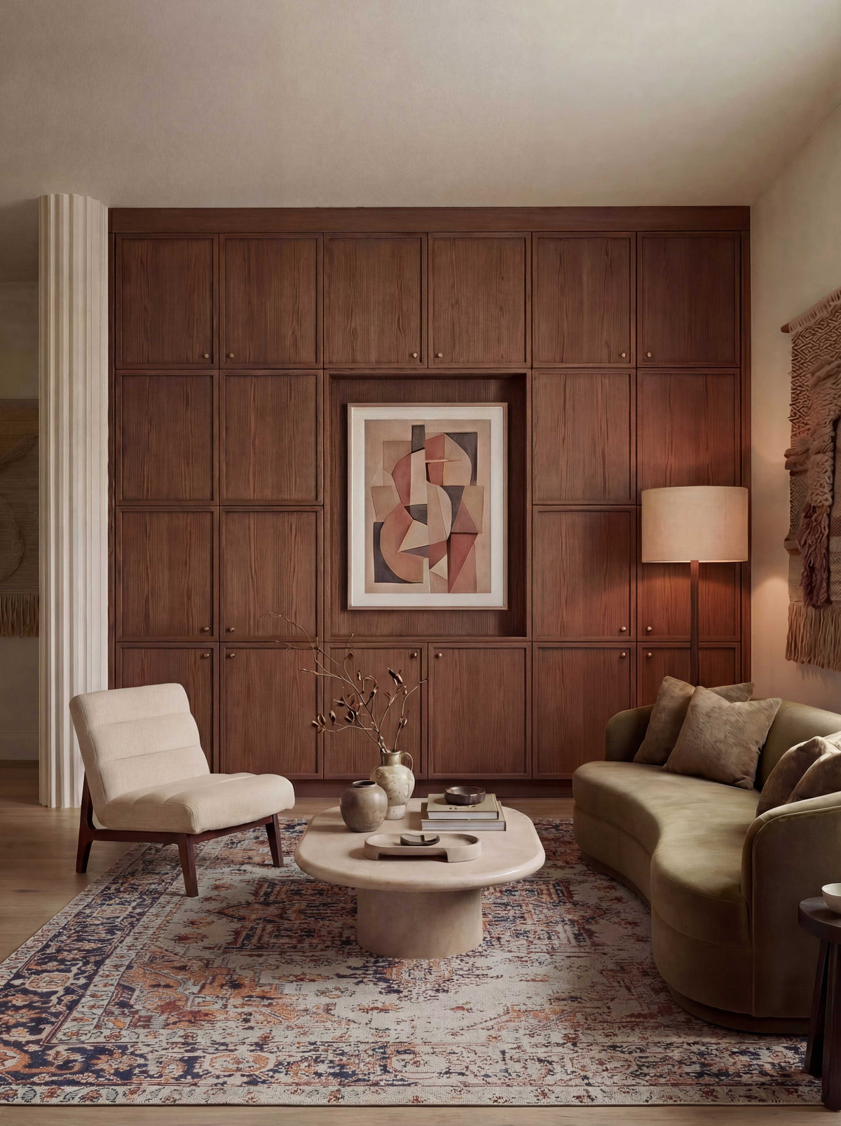 Asterlane Siam Blue Ribbon Red 5X7'6 Feet Dhurrie 100% Reyon Chennile for Living Room,Bedroom,Home