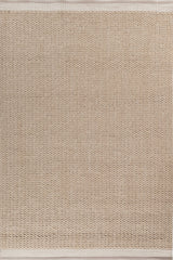 Asterlane Beige Beige 5X8 Feet Dhurrie 100% Wool for Living Room,Bedroom,Home