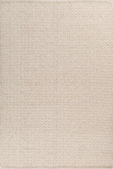 Asterlane White White 5X8 Feet Dhurrie 100% Wool for Living Room,Bedroom,Home
