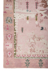 Asterlane Medium Rose Wasabi 6X9 Feet Dhurrie 100% Viscose for Living Room,Bedroom,Home