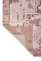 Asterlane Medium Rose Wasabi 6X9 Feet Dhurrie 100% Viscose for Living Room,Bedroom,Home