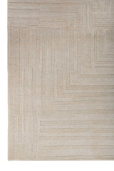 Asterlane Beige Beige 4X6 Feet Dhurrie 100% Wool for Living Room,Bedroom,Home