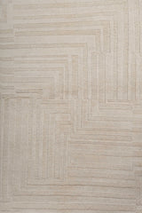 Asterlane Beige Beige 4X6 Feet Dhurrie 100% Wool for Living Room,Bedroom,Home