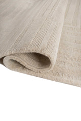 Asterlane Beige Beige 4X6 Feet Dhurrie 100% Wool for Living Room,Bedroom,Home