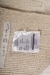Asterlane Beige Beige 4X6 Feet Dhurrie 100% Wool for Living Room,Bedroom,Home