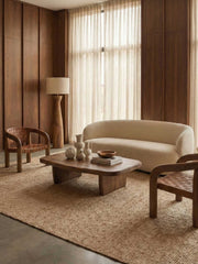 Asterlane Tan Tan 8X10 Feet Dhurrie 100% Jute for Living Room,Bedroom,Home