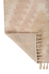 Asterlane Medium Rose Orange 5X8'6 Feet Dhurrie 100% Wool for Living Room,Bedroom,Home