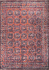 Asterlane Dhurrie Rug 9'6X14 Ft | Medium Rose Carpet For Living Room, Bedroom, Dining Room