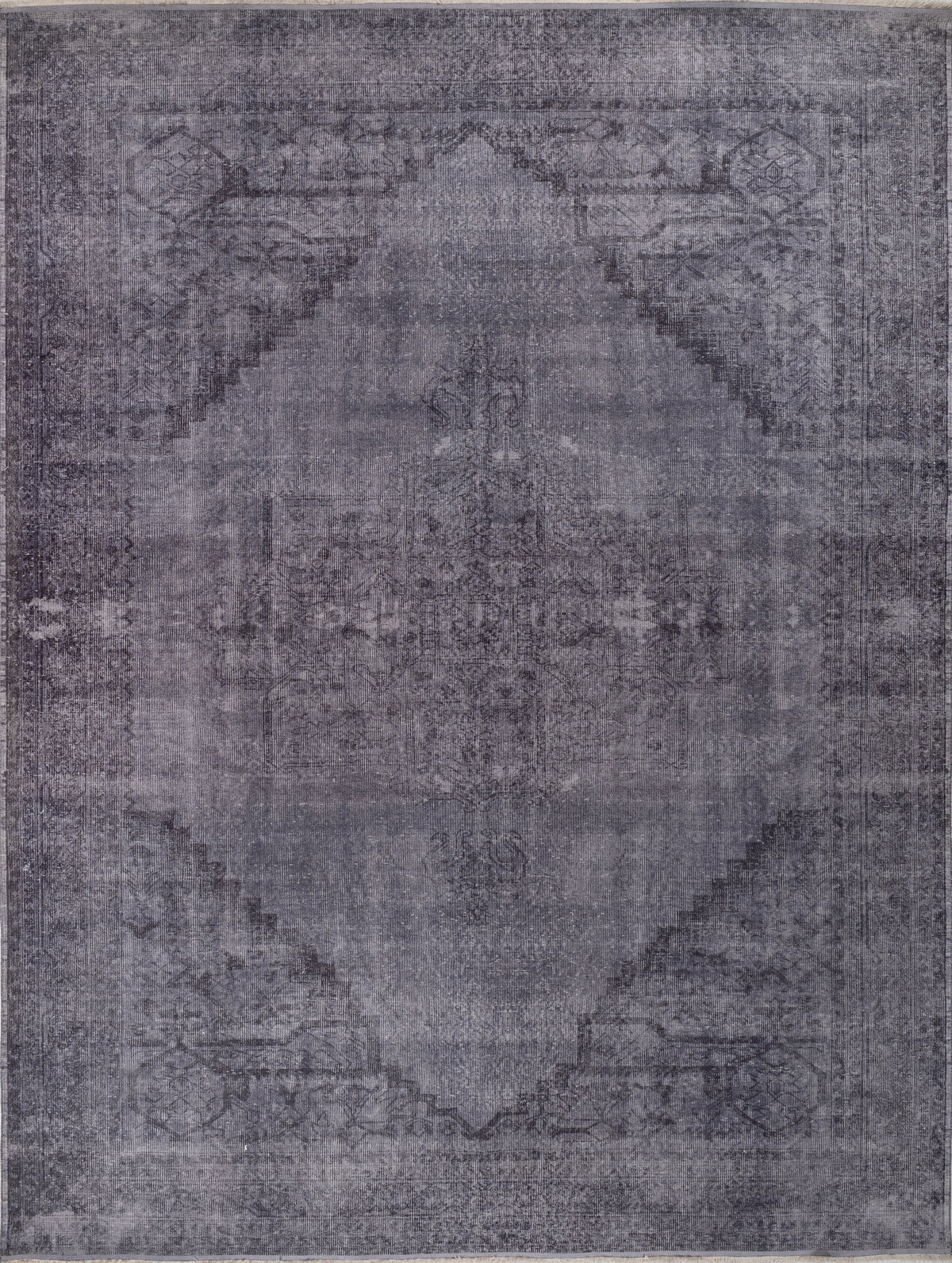 Asterlane Dhurrie Rug  | Steel Gray Carpet