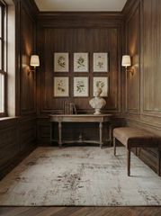 Asterlane Dhurrie Rug 9'6X13 Ft | Ink Blue Carpet For Living Room, Bedroom, Dining Room