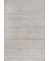 Geometric Diamond Undyed White Rug - 2