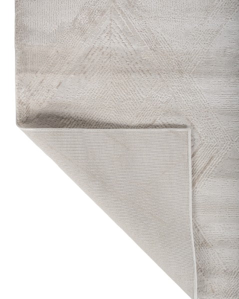 Geometric Diamond Undyed White Rug - 6