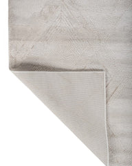 Geometric Diamond Undyed White Rug - 6