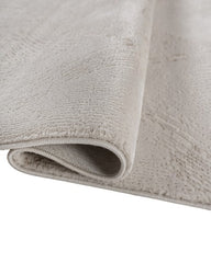 Geometric Diamond Undyed White Rug - 7