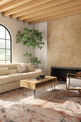 Marqis Beige & Terracotta Polypropylene Rug