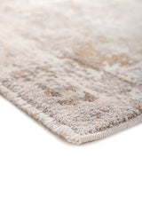 Patine Beige & Blue Polypropylene Rug