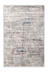 Soft Modern Rug | Natural Gray & Pearl Blue Carpet for Living Room, Bedroom, Dining Room 5X7.6 ft & 6.6X10 ft