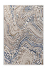 Asterlane  Modern Sky Blue & Marble Color Rug