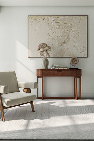 Calenor Light Gray Polypropylene Rug