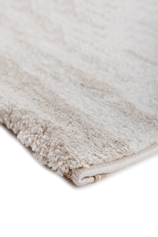 Aurem Ivory & Blue Polypropylene Rug